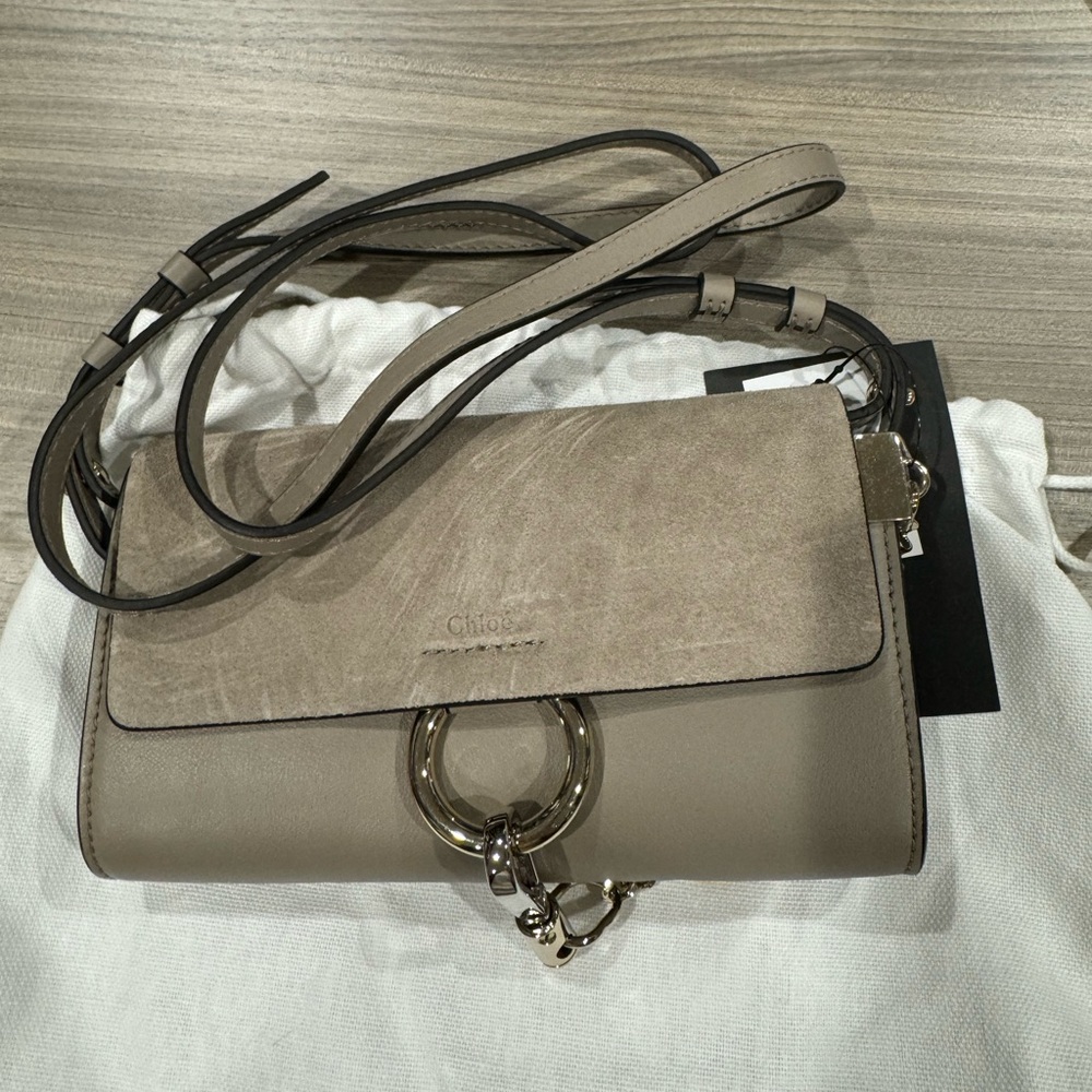 Brand New Chloe Mini Faye Suede Shoulder Bag